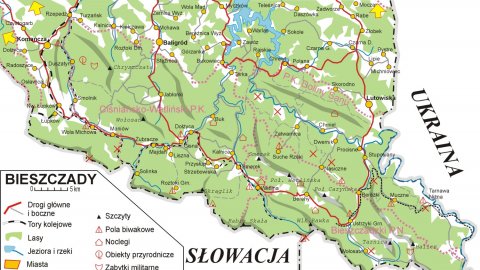 Bieszczadzkie Połoniny - Szczyty (30-40km)